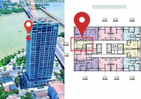 Bán nhanh căn studio, view sông, pháo hoa mới da nang douwtow, chủ nhà cần bán để giá tốt, mua ngay
