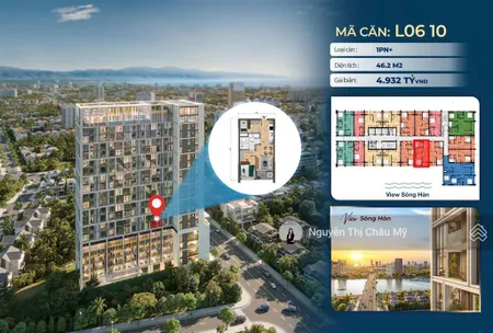 Căn hộ lõi trung tâm lê duẩn by sun group bàn giao nội thất 1br+ mở bán đợt đầu ms châu mỹ srt