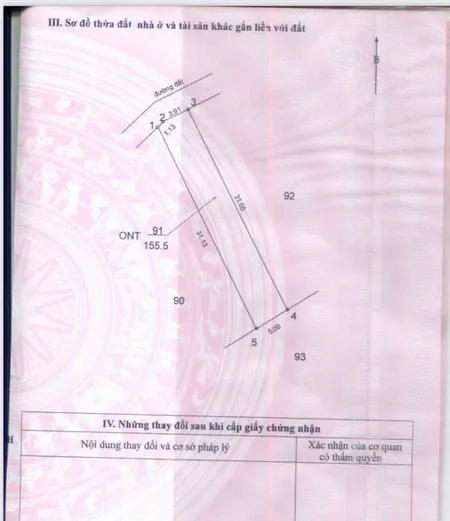 Bán đất 155m² giá 520 triệu Xã Truông Mít