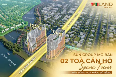 Sun group mở bán 2 toà căn hộ mặt sông hoà xuân, đà nẵng spana tower sở hữu lâu dài