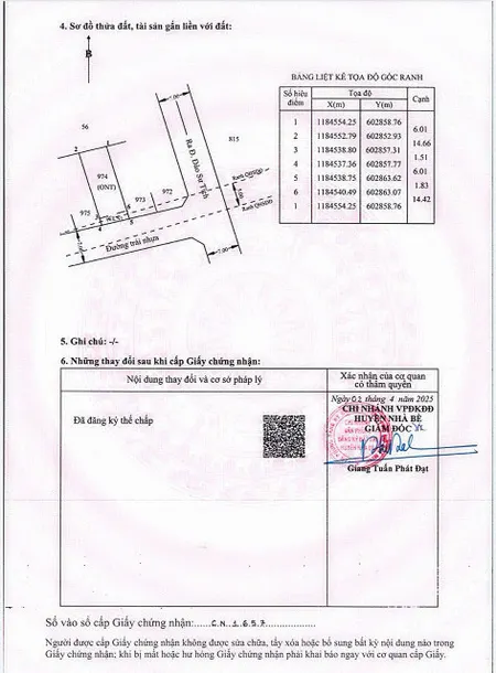 Bán đất khu Đào Sư Tích, Nhà Bè, 97.2m² giá 6.6 tỷ, Sổ hồng riêng.