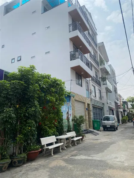 Hẻm xe hơi tránh nhau nơ trang long p12, bình thạnh 4 tầng kiên cố, gần học viện cán bộ