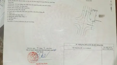 Đất tđc lập an lô góc 2 mặt tiền đã có sổ giá đầu tư sát khu logistic mới được phê duyệt