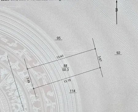 Ô tô đỗ trước nhà vài bước ra phố hàng xóm toàn cán bộbán đất dt 50m², mt 4m nhỉnh 8 tỷ