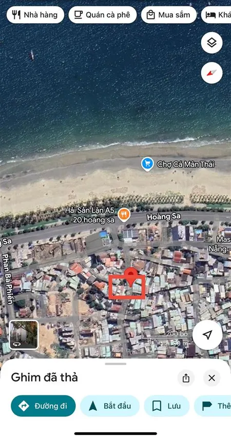 Bán lô góc đường phan bá phiến sát bãi biển mân thái chỉ 100m ngang 7.3m giá chỉ 6 tỷ