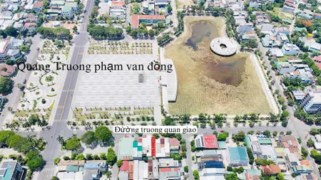 Lô đất đấu giá của nhà nước duy nhất một lô mặt quảng trường mặt hồ điều hoà ngay trung tâm