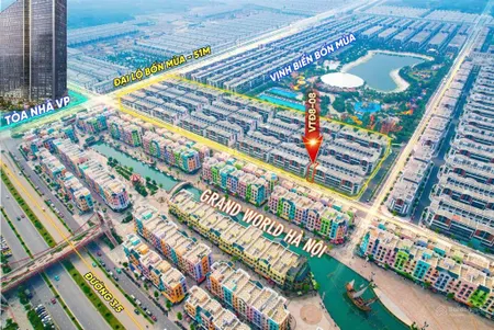 Shophouse mặt đường 20m, view mega grand world tuyến phố sầm uất nhất ocean park