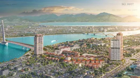 Cần bán góc hai mặt tiền view sông siêu đẹp nam việt á