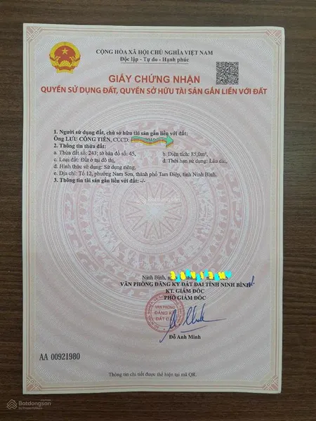 Chính chủ bán đất mặt tiền dãy 2 ql 1a đường mai hắc đế 85m2 giá chỉ 10tr/m2
