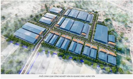 Bán đất xd xưởng tại cụm cn vân du, quang vinh, ân thi hưng yên, dt nhỏ từ 0,5ha, giá từ 3,1tr/m2