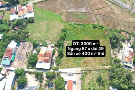 Đất rộng vạn phú, mặt tiền 57m. giá chỉ hơn 1tr7/m2, sẵn có 400m2 thổ