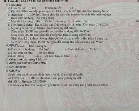 Mặt tiền lê thánh tông, an mỹ, cẩm châu, hội an