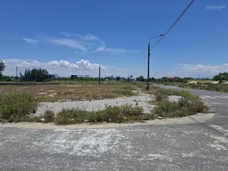 Bán lô góc 2 mặt tiền view sông tại khu hà my, điện dương, điện bàn, quảng nam