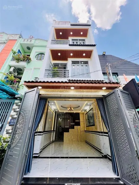 Siêu phẩm mặt tiền tch 05. 4x16 đúc 3tấm đường 10m full nội thất