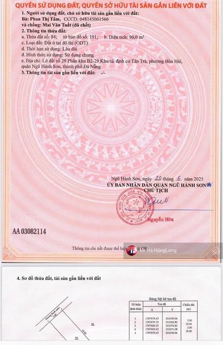 Chính chủ gửi bán lô đất đẹp cao sơn 7