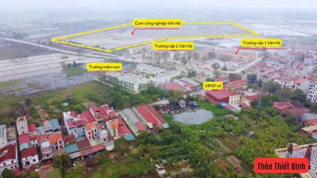 Bán nhanh lô góc 493m2 cụm công nghiệp vân hà, sát đường gom cầu tứ liên vành đai 3