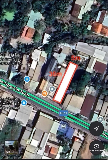 Sỡ hữu ngay nền thổ cư 5x36m mặt tiền đường đoàn nguyễn tuấn