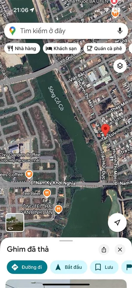 Lô góc đường tân lưu gần sông cổ cò