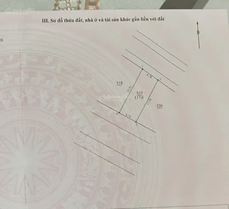 Bán đất dịch vụ thăng long 9 117.6m, 2 mặt tiền, mặt tiền 6,7 m,vỉa hè rộng, hoài đức