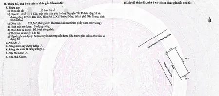 Đất 2 mặt tiền đường nguyễn tất thành 35m khu tdc hòn rớ 2 nha trang đẹp thuận tiện kinh doanh