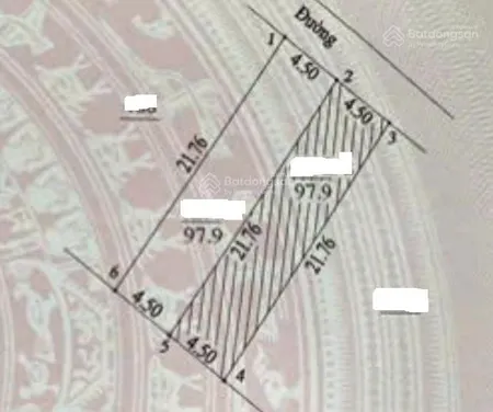 Bán đất thổ cư thôn vân côn, gần quyết tiến, hoài đức, đl thăng long, ngõ ô tô. 4,6 tỷ. 97,9m2