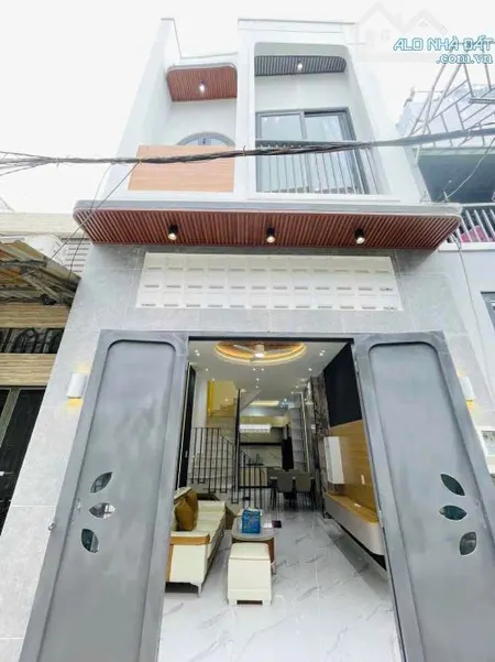 NHÀ THỐNG NHẤT, 2 MẶT HẺM XE HƠI – CHỈ 5P ĐẾN CITYLAND,NHÀ NỞ HẬU NHẸ TÀI LỘC NHỈNH 4TỶ