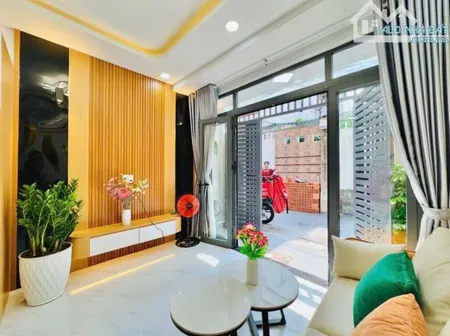🏡🔥Lê Quang Định- Xe hơi thông- Nhà mới đẹp- Full nội thất- 40m2- 2 tầng- 5.xx tỷ (TL).