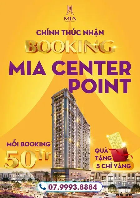 Căn hộ cao cấp Mia Center Point sở hữu lâu dài, chỉ từ 600 triệu (Tin Hết Hạn)