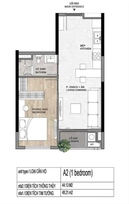 Căn hộ dự án elysian 48.2m2 1pn 1wc, tầng đẹp, giá 3,1 tỷ (102%) thanh toán 30% nhận nhà