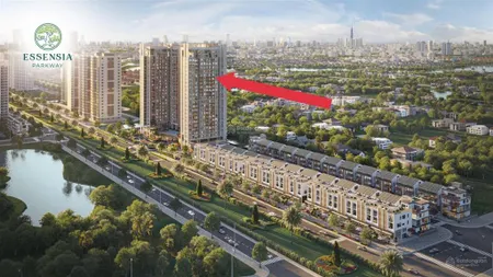 Chuyển nhượng căn hộ 75m2 essensia sky, lầu cao view đn, thanh toán 10% gốc và chênh lệch