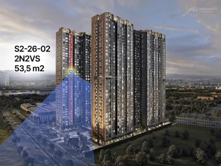 Bán gấp ch 2pn 4,15 tỷ ở the senique hanoi vinhomes ocean park, 53,5m2