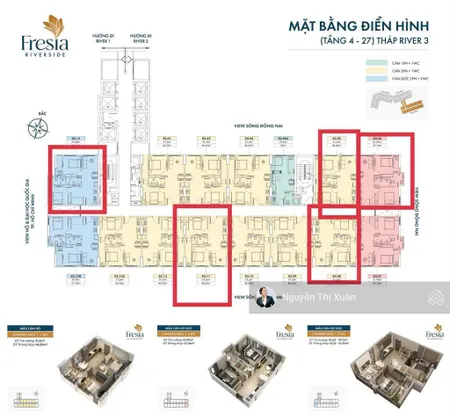 Thanh toán 10% ký hđmb, sở hữu căn hộ fresia biên hòa,chỉ 2tỷ/2 pn view sông đồng nai ,tầng trung