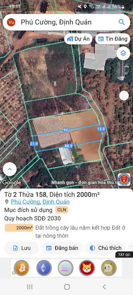 Nhà đất Phú Cường Định Quán Đồng Nai