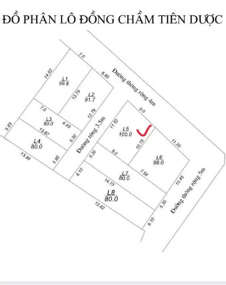 ĐẤT ĐẸP 2 MẶT TIỀN- GIÁ TỐT - Vị Trí Đắc Địa Tại Thôn Đồng Chầm, Xã Tiên Dược, Huyện Sóc Sơn, Hà Nội