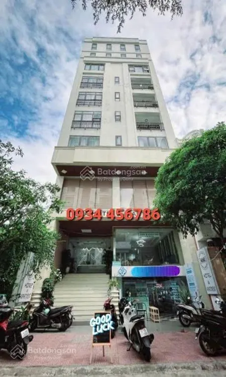 Chỉ 59,x tỷ khách sạn apartment gần trần bạch đằng, đà nẵng 162m2 =9 x18m, 10 tầng 10 căn 26phòng