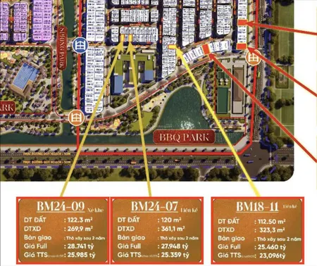 3 căn liền kề sát hồ, công viên đẹp nhất. khu khép kín an ninh đảm bảo. giá đợt 1 mua được là thắng