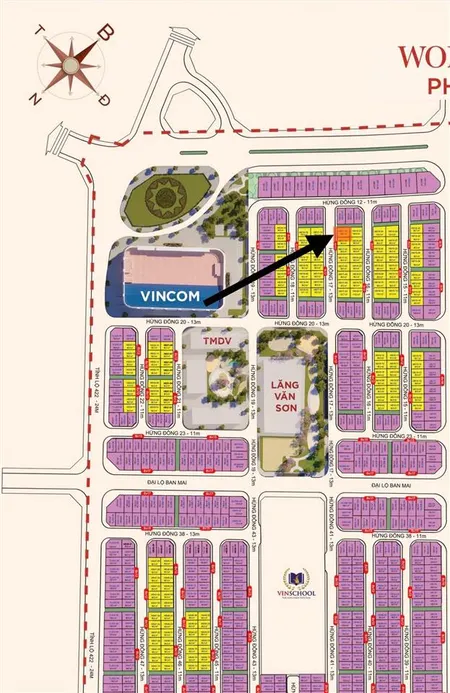 Xẻ khe sát vincom kinh doanh cực kỳ tốt. giảm giá chỉ còn 20 tỷ cho 108,1m2 mặt tiền rộng tới 10m
