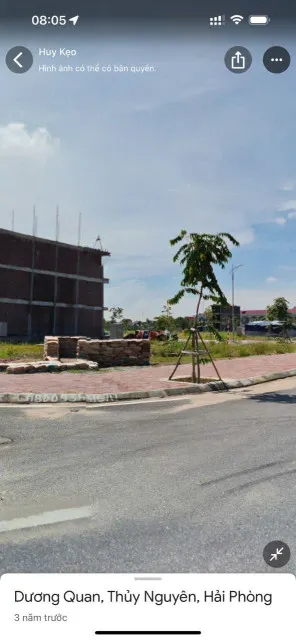 Bán đất 55,5m² ngang 4m . lô góc 01lk05 tái định cư Áp Tràn. giá 3.42 tỷ Phường Thủy Nguyên( Dương Quan). liên hệ 0362558882