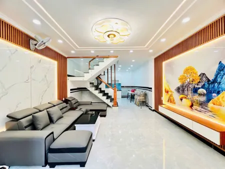 Dương Thị Mười Quận 12 - Xe Hơi Thông - 50m2 ( 4.5x11) - Nhà Mới Đẹp Full Nội Thất - Giá Nhỉnh 4 Tỷ