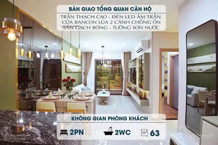 Chỉ 1,7 tỷ 53m2 2pn bcons solary hướng đông nam gần tuyến metro nh hỗ trợ vay 80%