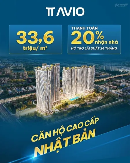 Đặt cọc ngay căn hộ tt avio với ưu đãi cực lớn trong năm 2025, chậm chân là mất cơ hội
