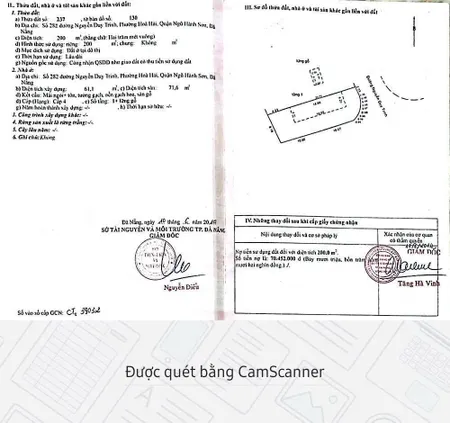 Bán lô góc 2mt nguyễn duy trinh & phan tòng, hoà hải, ngũ hành sơn, đà nẵng