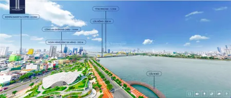 Hot! suất ngoại giao căn hộ 2pn tầng cao landmark tower view trực diện sông hàn cầu rồng