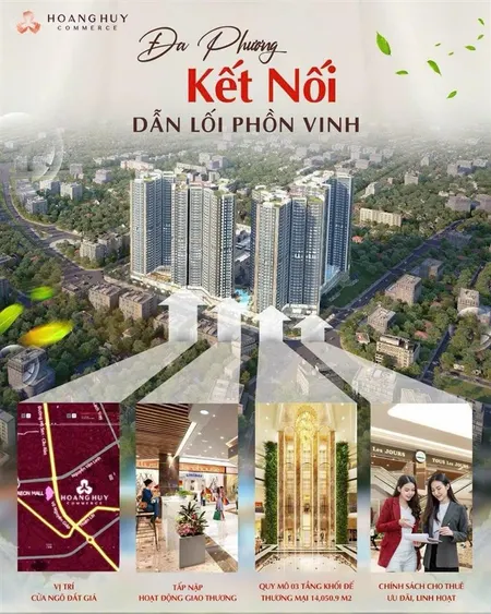 Bán gấp ch 2pn, 52m2, 2 tỷ tại hoàng huy commerce, kênh dương, hải phòng