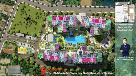 Elysian chuyển nhượng căn 2pn 80.12m2 loại căn balcony có lanai. tổng giá 5.615 tỷ bao sang tên