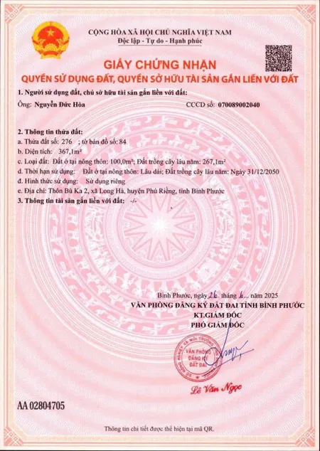 🏦 Đất Đẹp Long Hà – Có Sẵn 100m² Thổ Cư, Ngân Hàng Duyệt Nhanh 🏦