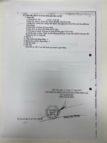 Bán đất 19442.7m2 tại ea pil, m'đrăk, đắk lắk, giá cực chất 1,5 tỷ