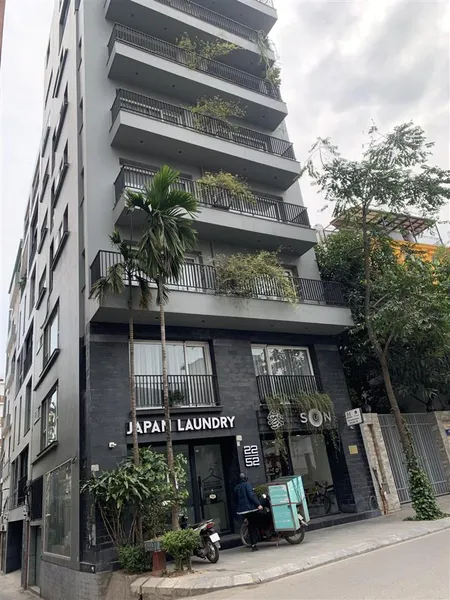 Mặt phố lô góc view hồ tây 85m2 mt 6m3 9 tầng 1 hầm 53tỷ tl sâu 0868 779 ***