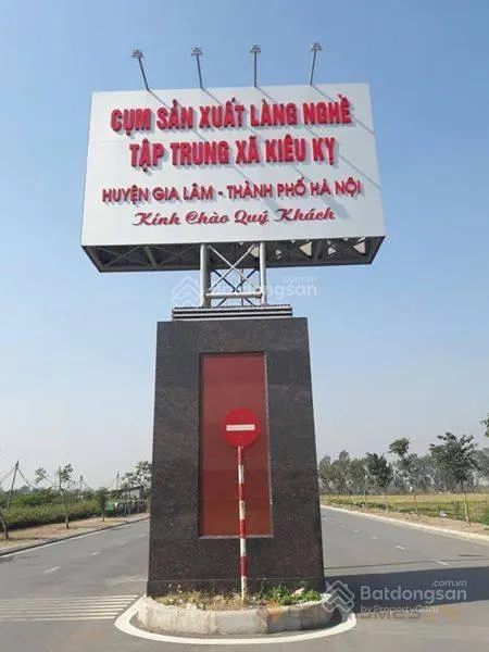 Bán gấp đất nền 500m2 tại khu làng nghề xã kiêu kỵ, gia lâm, hà nội, 40 triệu / m2