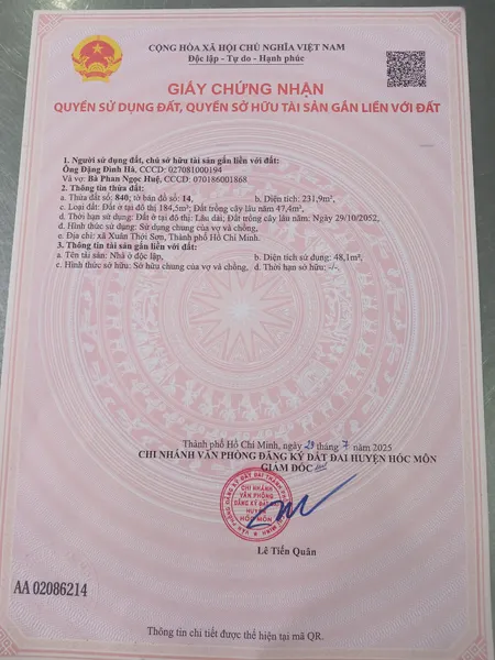 Đất 232m2 mt xts 28d